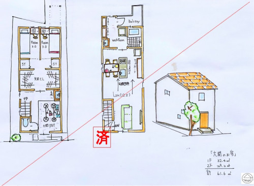 【セマカワ土地付きプラン情報】<br/>大阪市福島区大開1丁目15.0坪<br/>大開小学校区