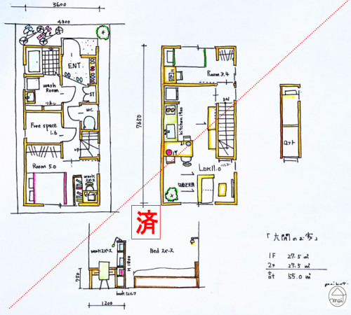 【セマカワ土地付きプラン情報】<br/>大阪市福島区大開3丁目11.4坪<br/>大開小学校区
