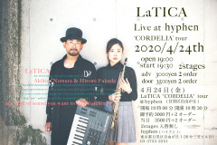 【4月 Recommend!!】4/24（金）LaTICA &#039;CORDELIA&#039; tour