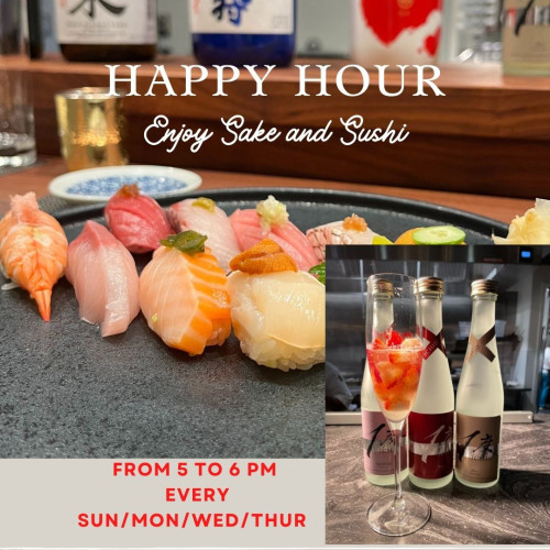 Happy Hour 5-6pm Sunday-Thursday