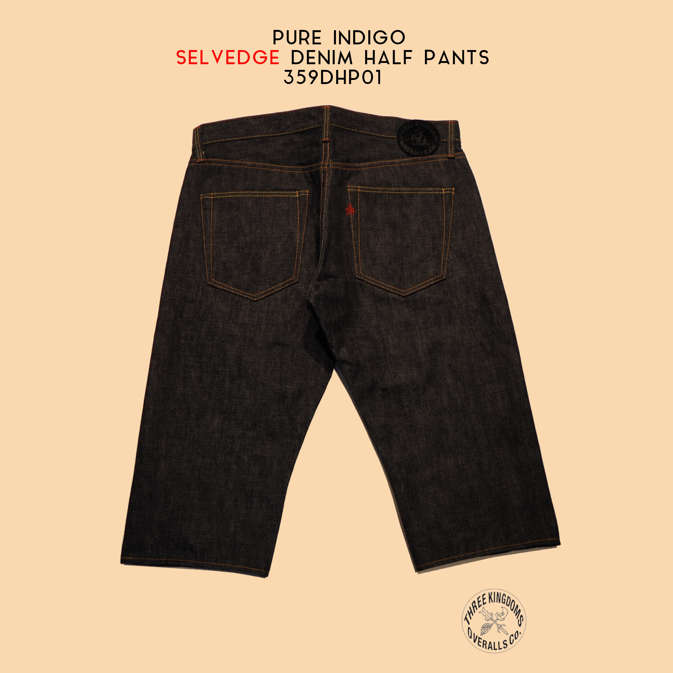 PURE INDIGO Selvedge Denim Half Pants 359DHP01は公式オンラインショップにて販売開始です📣📣📣👏👏👏。