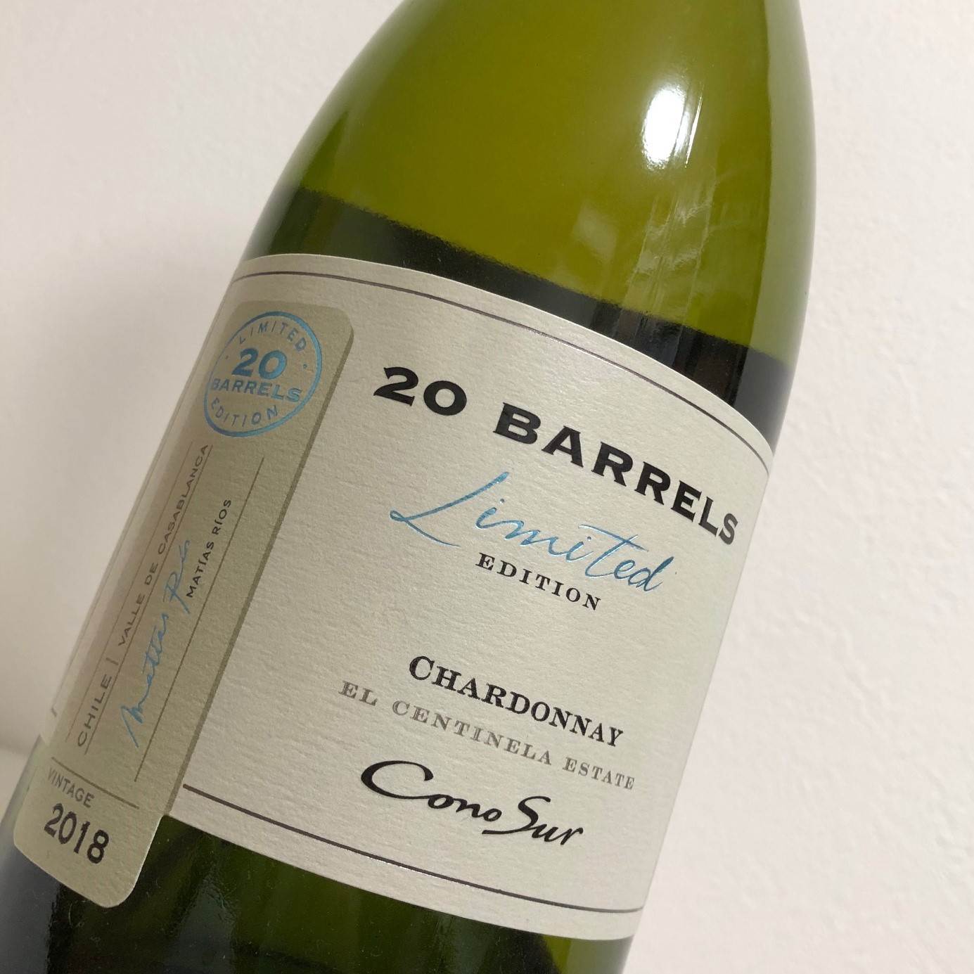 コノスル シャルドネ 20バレル リミテッドエディション