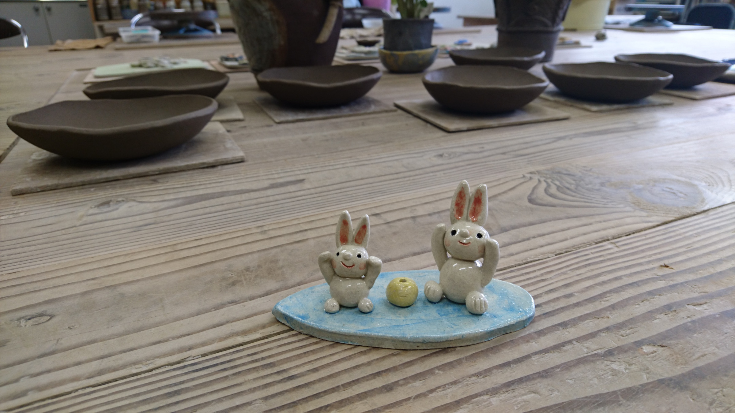 小さな作品から大きな作品まで作れます♪