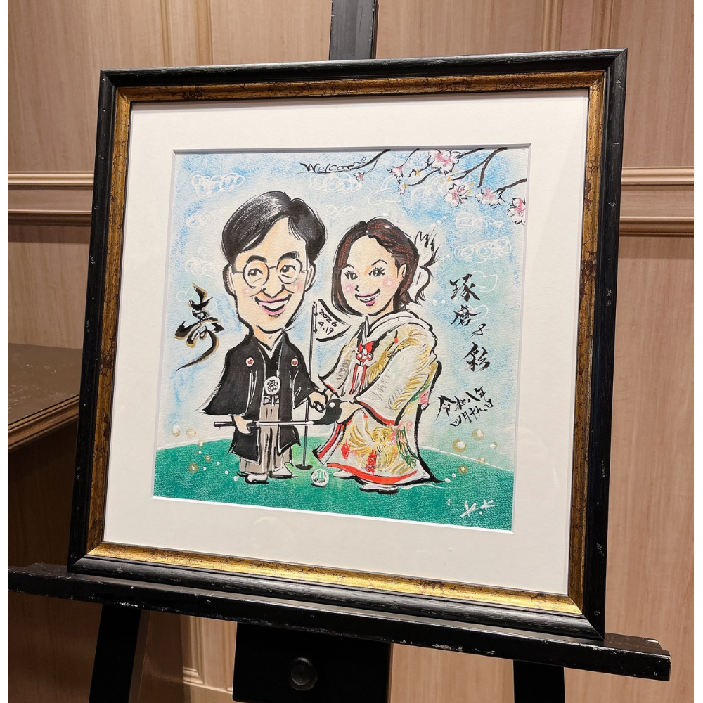 ー ARTー 「 Wedding welcome board 〜明治記念館〜