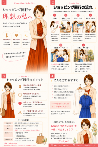 🌻夏間近！ショッピング同行キャンペーン実施中 あなたに似合う夏服で、この夏をもっと楽しく