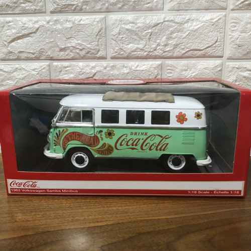コカコーラミニチュアカー 1962年フォルクスワーゲンサンバミニバス 🚎 ウエストヴィレッジ梅屋敷店