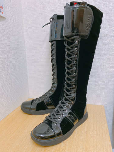 PRADA ロングブーツ👢✨🖤 買取致しました!