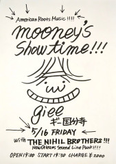 「MOONEY'S SHOW TIME」Mooney(vo,g)/The Nihill Brothers
