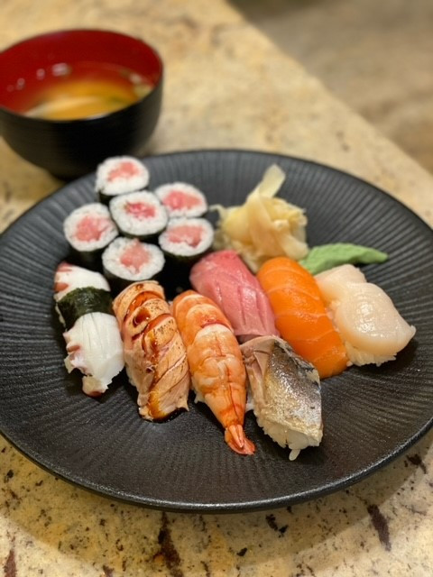 sushi setお寿司盛り合わせ