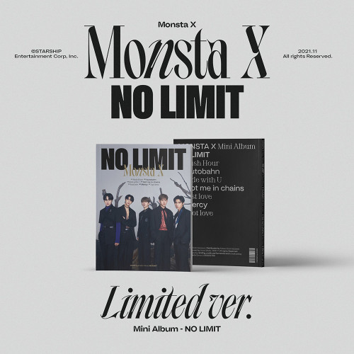 Limited Ver. MONSTA X NO LIMIT 10th ミニアルバム 予約開始！