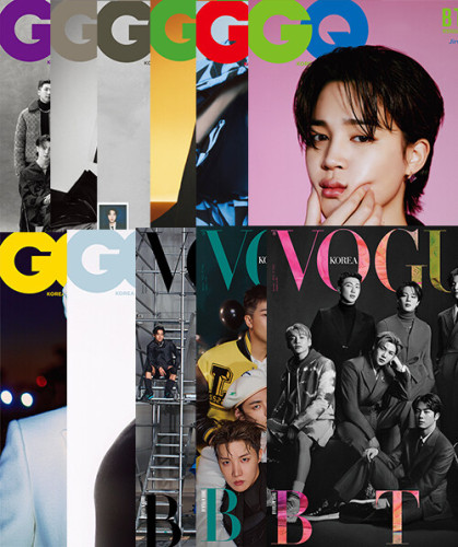 BTS表紙 VOGUE＆ GQ 2022年1月号(韓国雑誌) 予約開始！