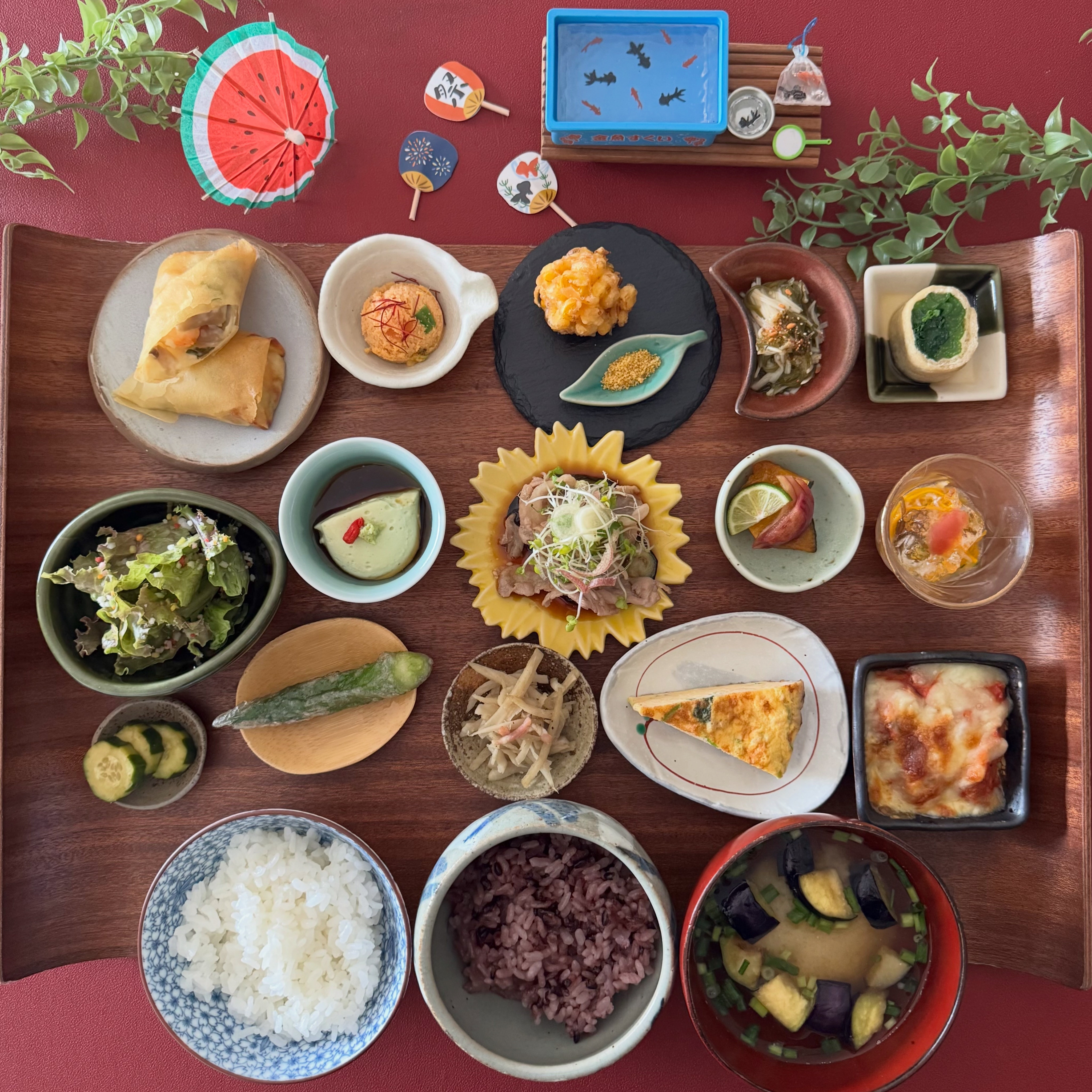 8月の「日々彩菜ごはん」