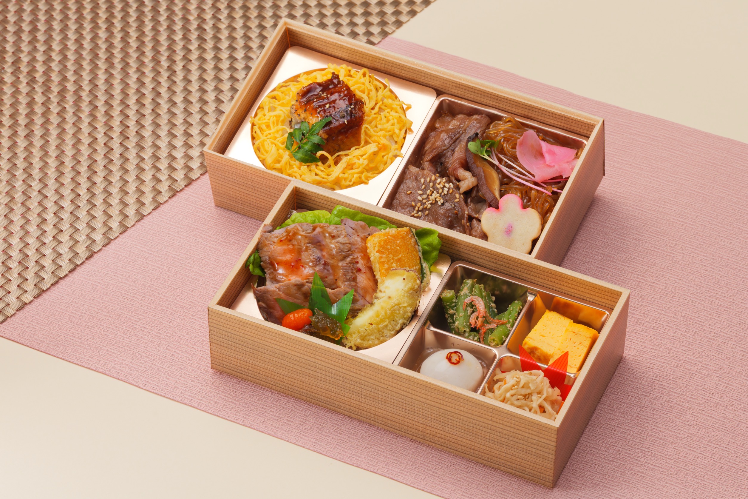 京ノ米と肉三昧弁当【肉和食】
