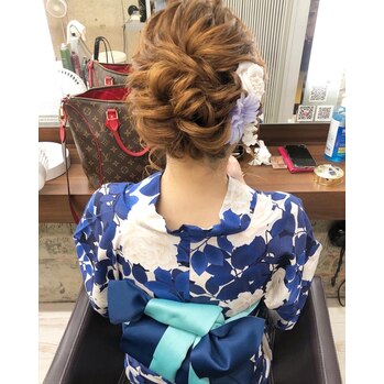 ヘアセット×着付け×最新ミックス脱毛