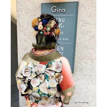 ヘアセット×着付け×最新ミックス脱毛