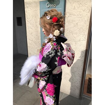 ヘアセット×着付け×最新ミックス脱毛