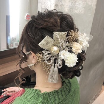 ヘアセット×着付け×最新ミックス脱毛