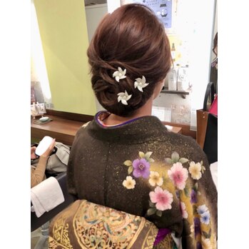 ヘアセット×着付け×最新ミックス脱毛