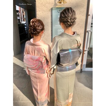 ヘアセット×着付け×最新ミックス脱毛