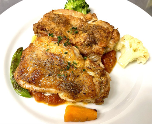静岡美味鶏のグリル　タプナードソース