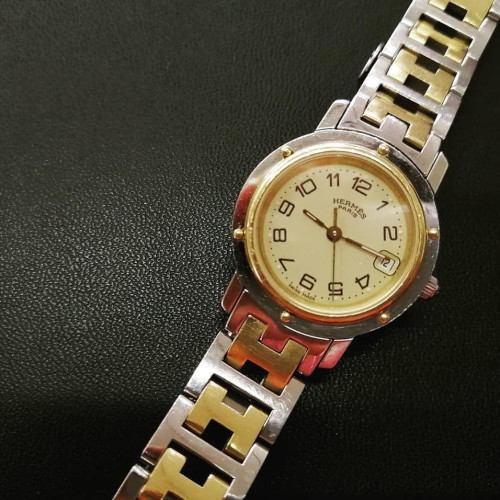 エルメス Hermes 分解掃除と巻真交換