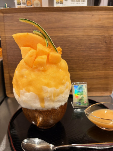 赤肉メロンかき氷