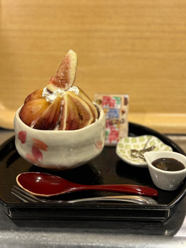 いちじくあんみつ 期間限定メニュー(6月中旬~7月始め)