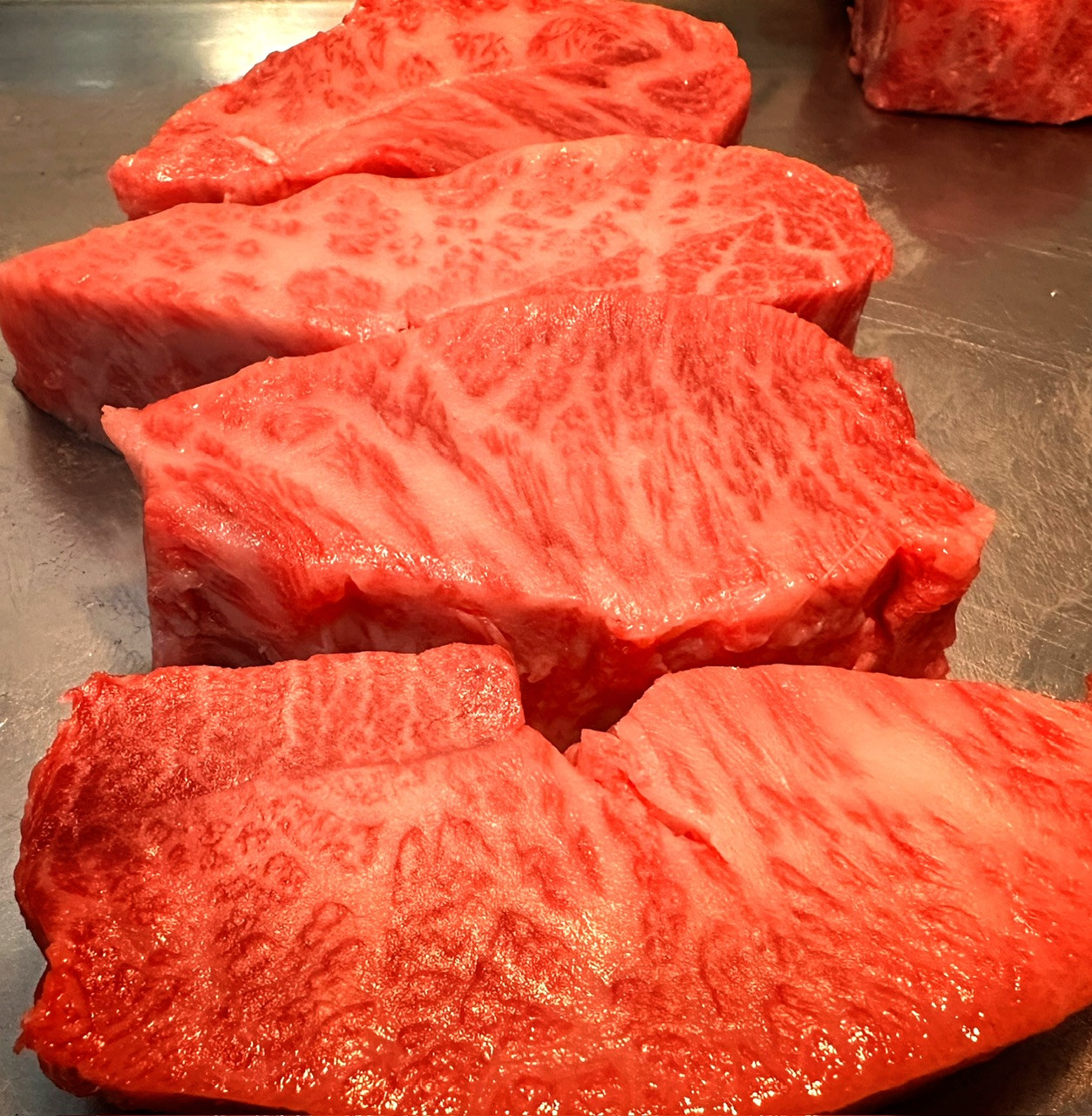 限定) 北海道　最高級黒毛和牛　白老牛　  ミスジ肉　ステーキのコース