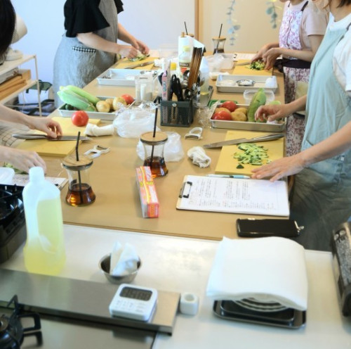 みんなでワイワイレッスンをしています^^