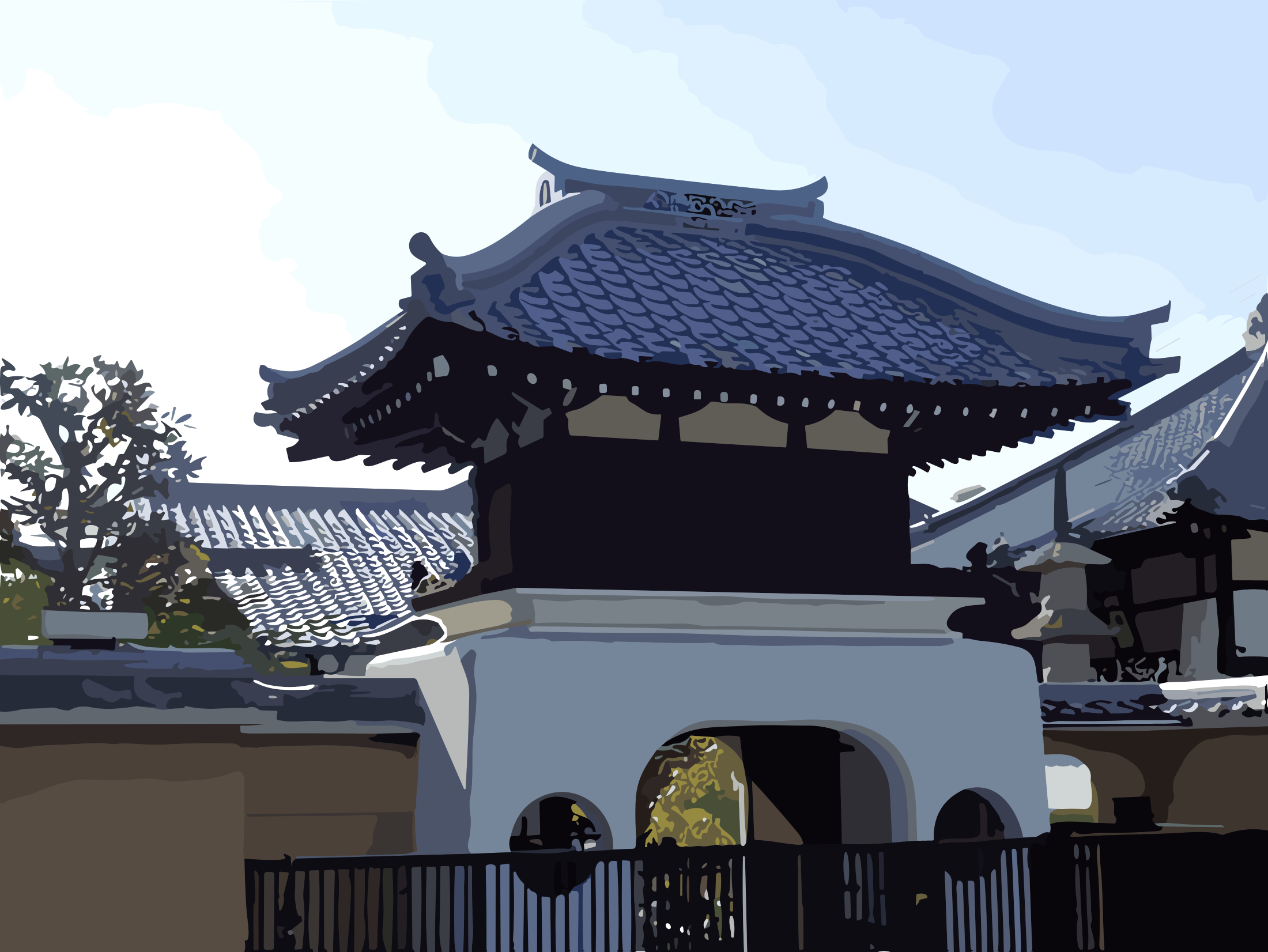 Ayurveda inside a Buddhist temple in KYOTO