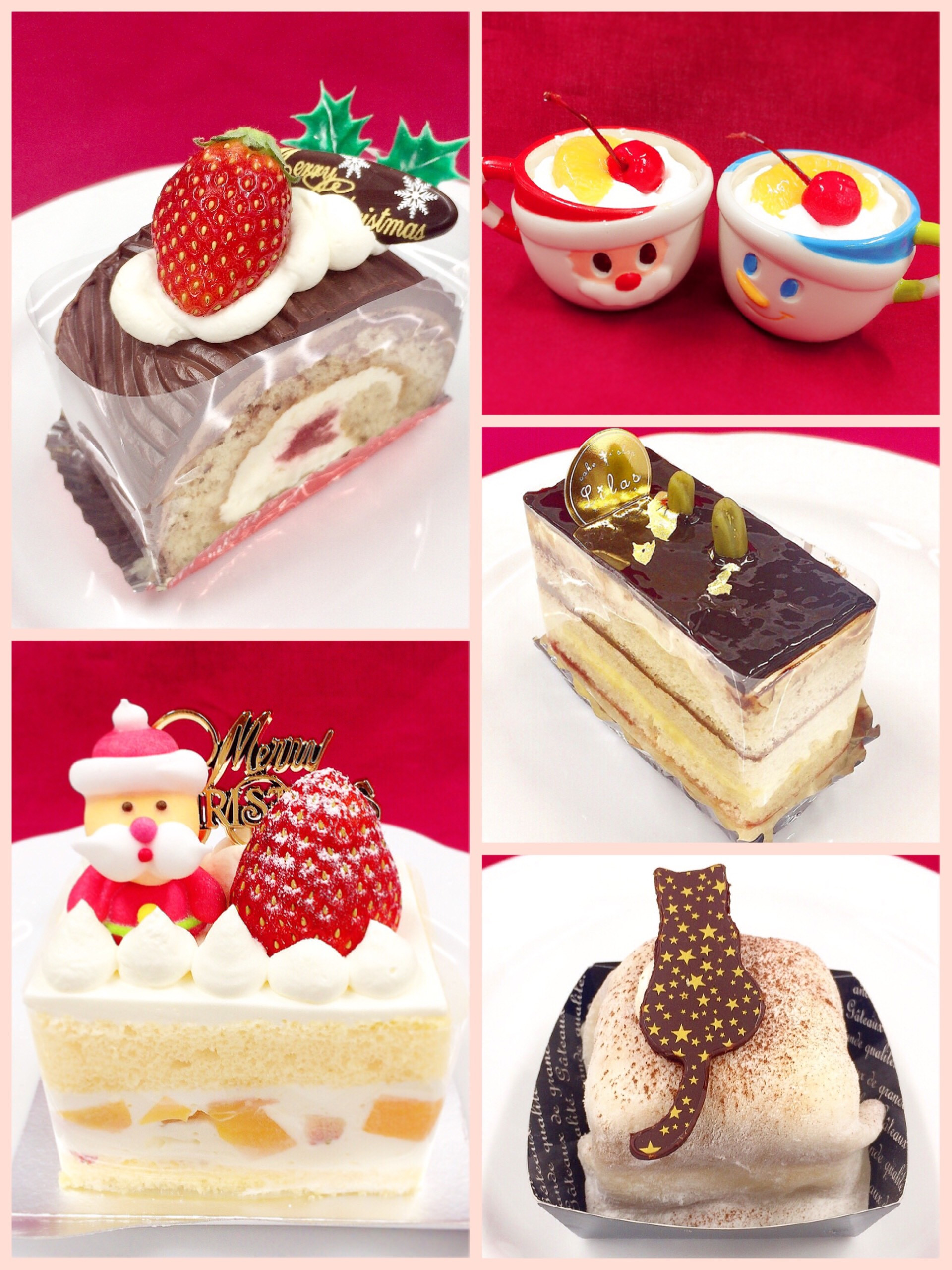 クリスマス★特別仕様の小物ケーキ
