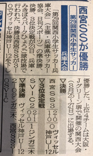 次男坊たち(Ｕ-11.10チーム)、県大会初出場で第３位入賞！　関西大会出場決定！！