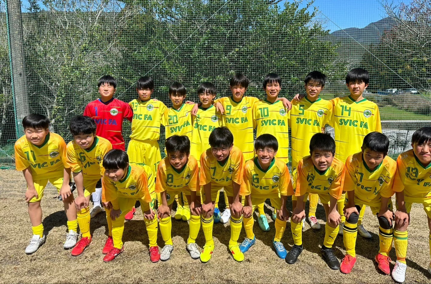 SVIC FA U-15 チーム誕生！