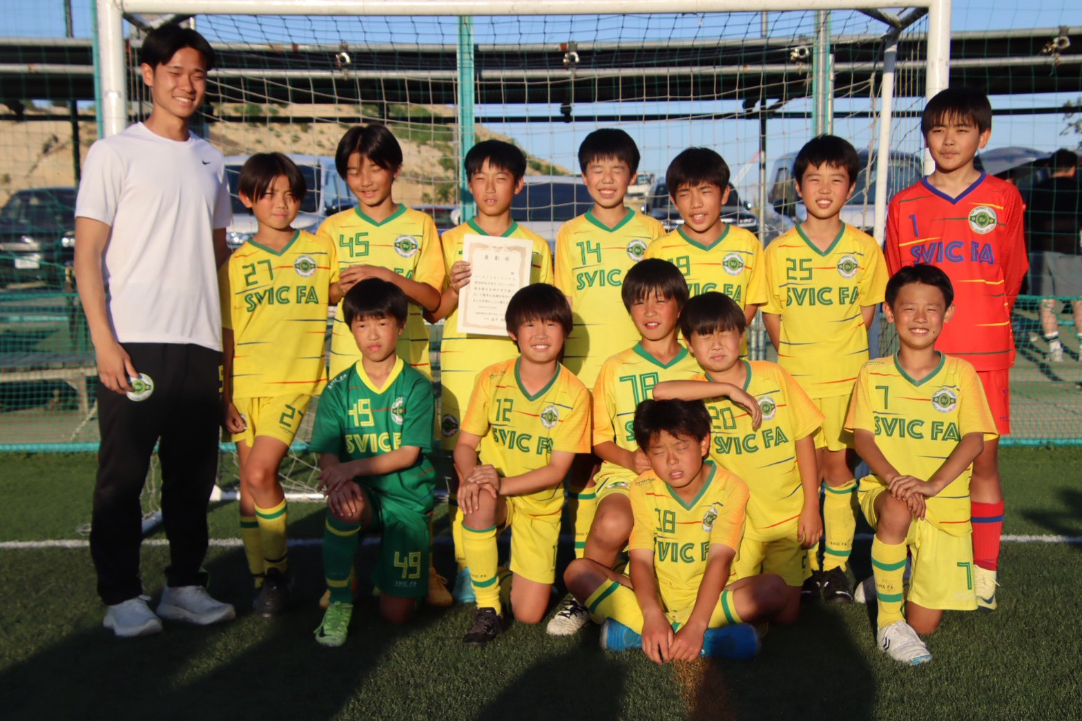 U-12 チーム 「Ｗ県大会出場」 を決める！　