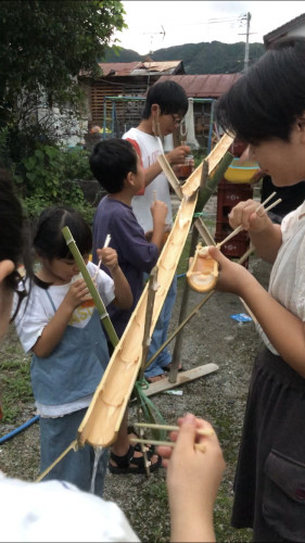 流しそうめん