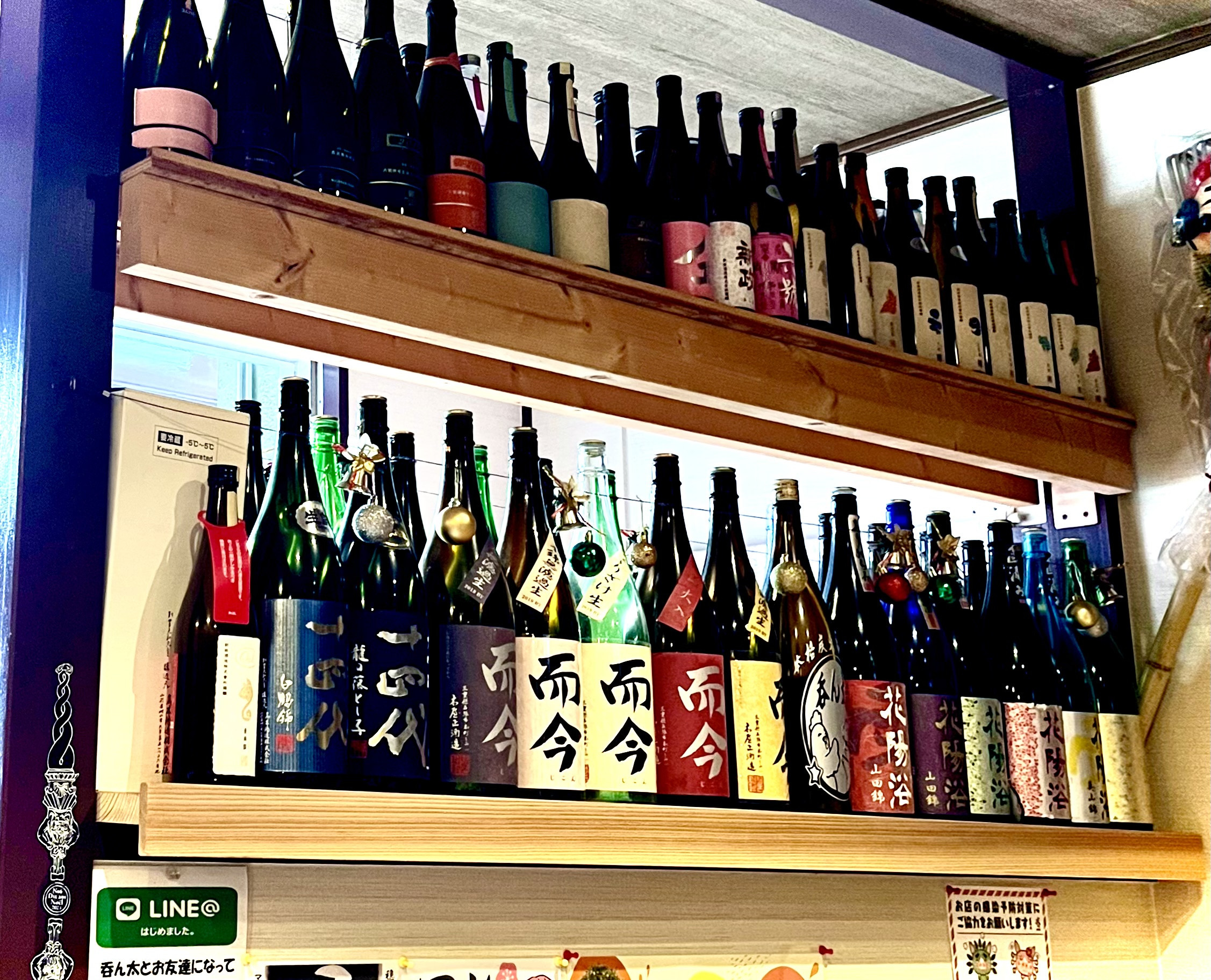 日本酒に力を入れています