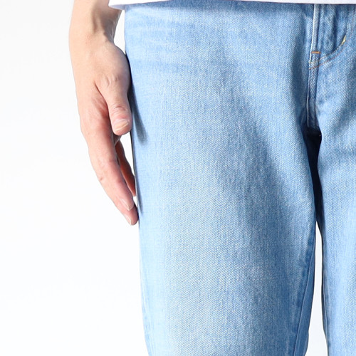 YAECA men 1-13U DENIM PIPED STEM