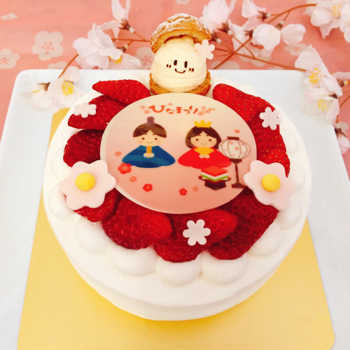 ひなまつりケーキご予約承り中です♪
