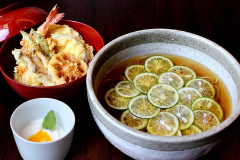 すだちそばと小天丼