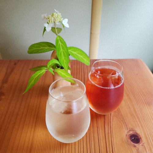 【メニュー】 あじさい甘茶