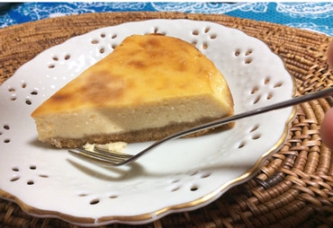 【大人の米粉チーズケーキ】まるでご献上みたいな♪完成(レシピあり)