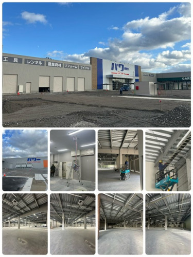 パワーコメリ横手店様新築工事