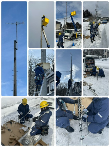 共聴アンテナ設備改修工事