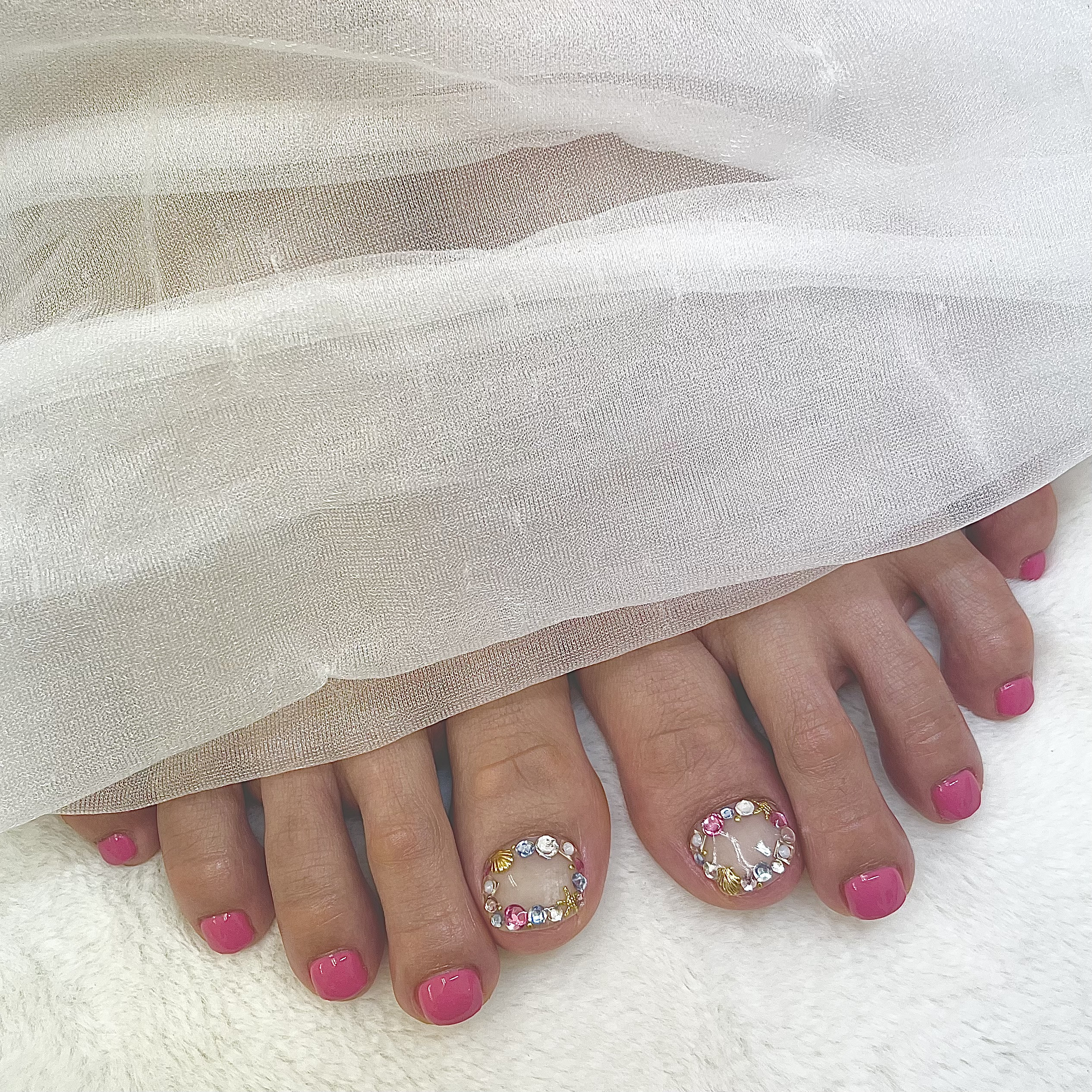 Summer nail*.+゚