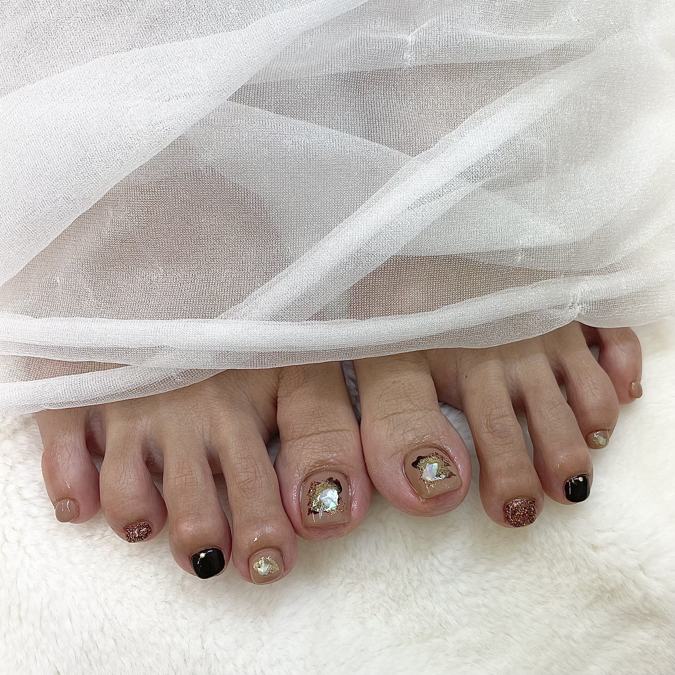 brown nail🍂🤎