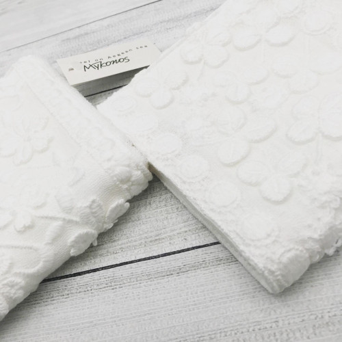 今治刺繍ガーゼハンカチ Mykonos 新発売です