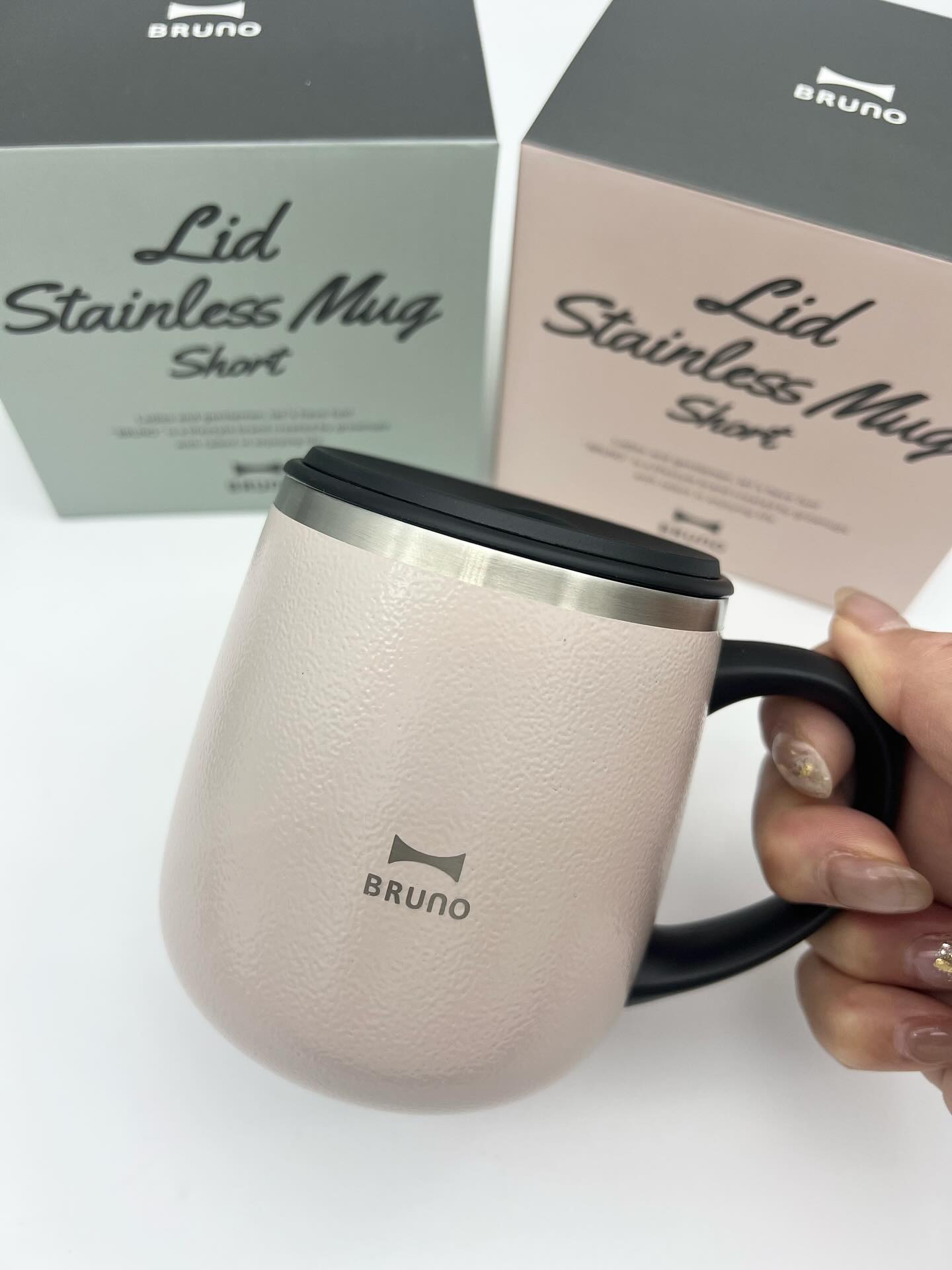 BRUNO 蓋つきステンレスマグ