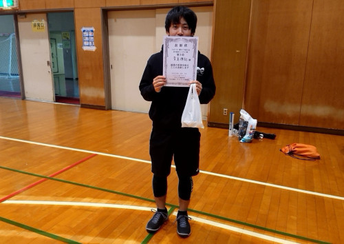 2021.2.7(日)第87回大会オープンシングルス戦　　第３位　青島さん