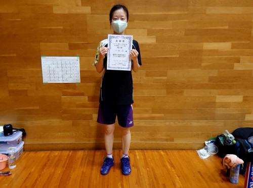 2021.6.20(日)第118回大会 初中級者シングルス戦　第3位　小林さん