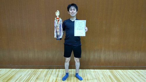 2021.11.23(火祝)第161回大会 初中級者シングルスチャンピオンシップ戦　優勝